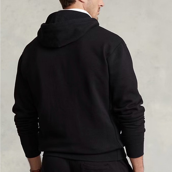Polo by Ralph Lauren Black Hoodie with Red Logo-Size 3XLT - Picture 3 of 9